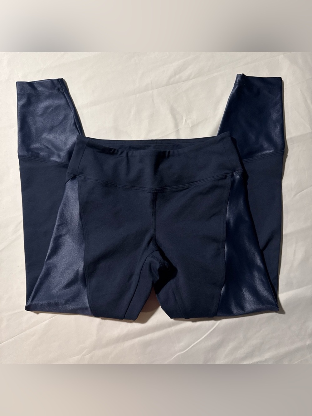 Koral Girls Navy Performance Leggings with Gloss Panels